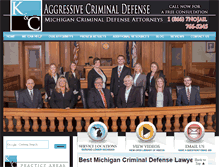 Tablet Screenshot of aggressivecriminaldefense.com